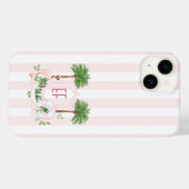 パームスプリングス ビーチ ソーシャル クラブ モノグラム Case-Mate iPhoneケース (裏面 (横))