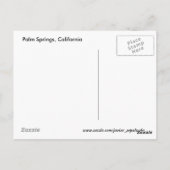 パームスプリングス ポストカード (裏面)