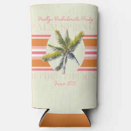 パームスプリングス Before the Ring – レトロなブライズメイド スリム缶クーラー