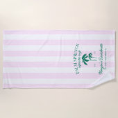 パームスプリングス Before The Rings バチェロレッテ ビーチタオル (正面)