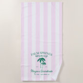 パームスプリングス Before The Rings バチェロレッテ ビーチタオル (正面)