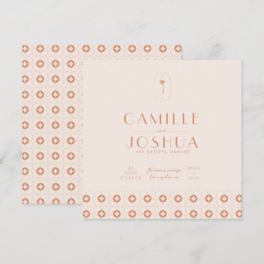 パームスプリング レトロウェディング (正面/裏面)