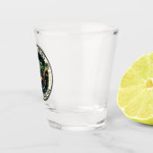 パームズアイルサウスカロライナ亀バッジ ショットグラス (右)