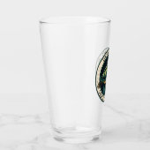 パームズアイルサウスカロライナ亀バッジ タンブラーグラス (右)