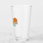 パームズアイルサウスカロライナ州サンパームツリーズ タンブラーグラス (左)