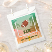 パームズアンドフットボールアップライトパーティー フェイバーバッグ (クリップ留めされた状態)