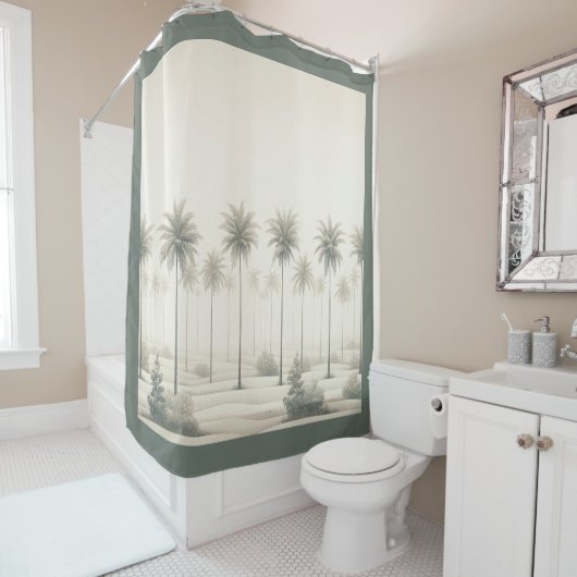 パームズインマイアミ シャワーカーテン (インサイチュ)