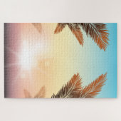 パームズオンサンセット ジグソーパズル (横)