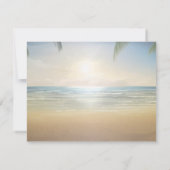 パームズサンセットビーチシーシェルズリハーサルディナー 招待状 (裏面)