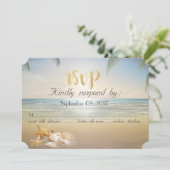 パームズサンセットビーチシーシェルRSVP 招待状 (スタンド正面)