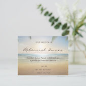 パームズサンセットビーチリハーサルディナー 招待状 (スタンド正面)