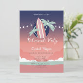 パームズサーフィンボードリタイアメント招待状 招待状 (スタンド正面)