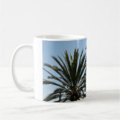 パームズツリーフォトホワイトマグカップ コーヒーマグカップ (左)