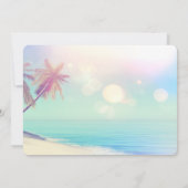 パームズビーチシーシェ結婚ルス 招待状 (裏面)