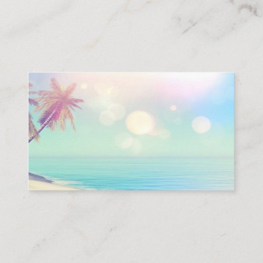 パームズビーチ シェル ウェディングレジストリー エンクロージャーカード (裏面)