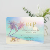 パームズビーチ シーシェルズ ご参加のご返事 招待状 (スタンド正面)
