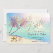 パームズビーチ シーシェルズ ウェディング  セーブ・ザ・デート (正面)