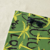 パームズラブユータイポグラフィ ビーチタオル (インサイチュ)