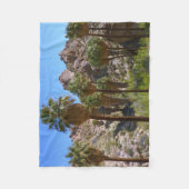 パームズ失ったオアシスIアットジョシュアツリーナショナルパーク フリースブランケット (正面)