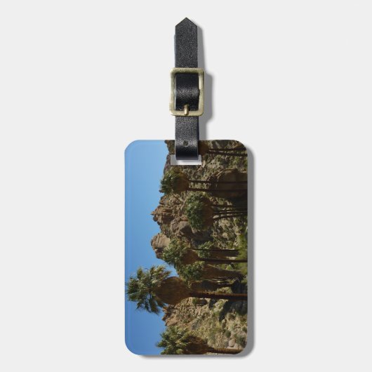 パームズ失ったオアシスIアットジョシュアツリーナショナルパーク ラゲッジタグ (正面縦)