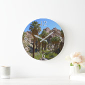 パームズ失ったオアシスIアットジョシュアツリーナショナルパーク ラージ壁時計 (ホーム)