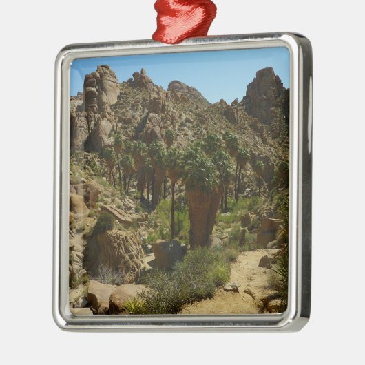 パームズ失ったオアシスIIアットジョシュアツリーナショナルパーク メタルオーナメント (左)