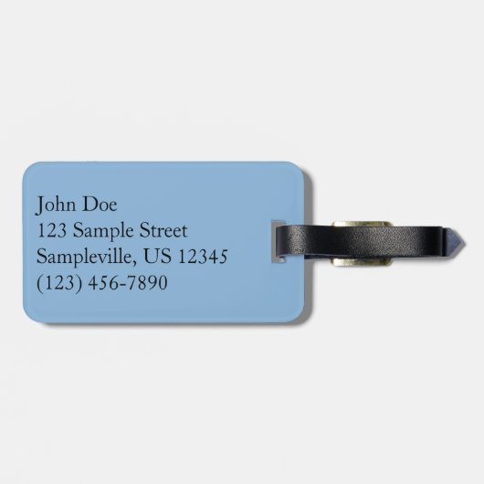 パームズ失ったオアシスIIアットジョシュアツリーナショナルパーク ラゲッジタグ (裏面横)