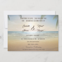 パームズ・サンセットビーチ招待状 招待状