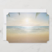 パームズ・サンセットビーチ シーシェルズ ご参加のお返事 招待状 (裏面)