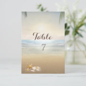 パームズ・サンセットビーチ テーブルカード (スタンド正面)