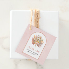 パームズ，パンパスグラス柔らかいピンクありがとう結婚's フェイバータグ