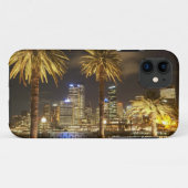 パームツリーとCBD at Night、シドニー、ニューサウス Case-Mate iPhoneケース (裏面(横))