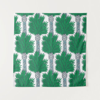 パームツリーのシームレスパターン。 タペストリー
