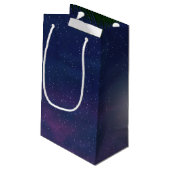 パームツリーのムーンクリスマスオーナメント スモールペーパーバッグ (裏面アングル)