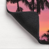 パームツリーの夕日 マウスパッド (コーナー)