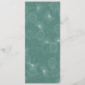 パームツリーアクアビーチ結婚式 メニュー (裏面)