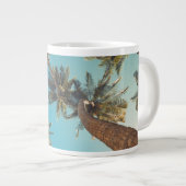 パームツリーアットトロピカルビーチヴィンテージ ジャンボコーヒーマグカップ (正面右)