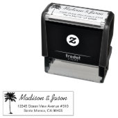 パームツリーアドレススタンプ、セルフインキングスタンプ セルフインキングスタンプ (インサイチュ)