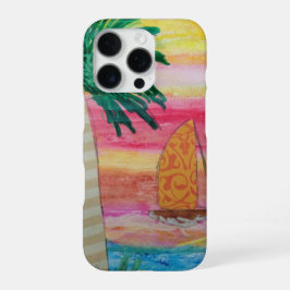 パームツリーアンドセーリングボート iPhone 16 PROケース