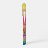 パームツリーアンドセーリングボート iPhoneケース (左側面)