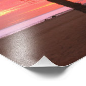 パームツリーアンドドーンスカイ フォトプリント            (角)