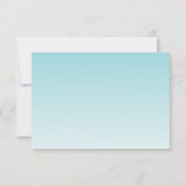 パームツリーアンドバードシンプルビーチ結婚式 セーブザデート (裏面)