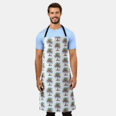 パームツリーエプロン エプロン (着用した状態)