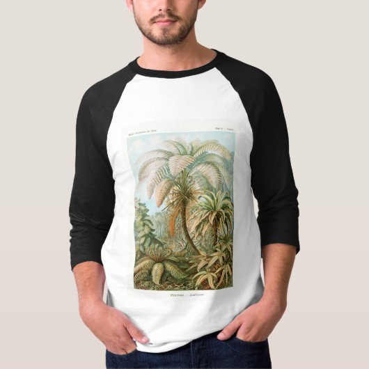 パームツリーエルンストヘッケル Tシャツ (正面)