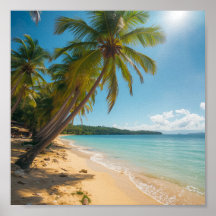 パームツリーオーバービーチ