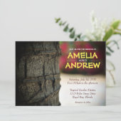 パームツリーガーデントロピカル結婚ズ 招待状 (スタンド正面)