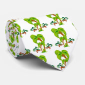 パームツリーキュートアートビーチタウンおもしろいライフスタイル ネクタイ (ロール)