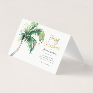 パームツリークリスマスホリデームービングアナウンス