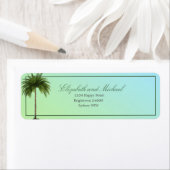 パームツリーグエレガントリーモダンンシック ラベル (インサイチュ)