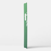 パームツリーグリーンホワイトトロピカルモノグラエレガントム Case-Mate iPhoneケース (裏面 / 右)